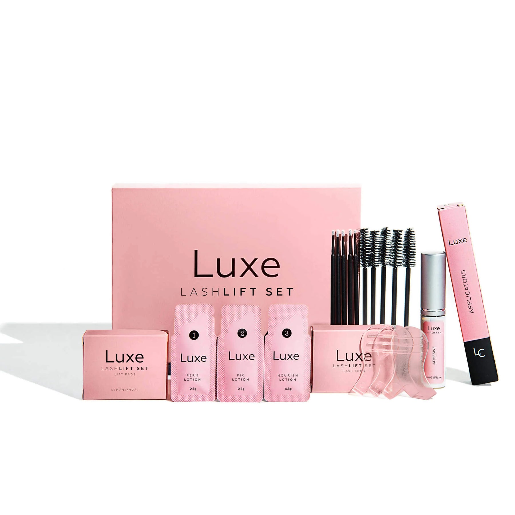 Luxe Lashlift Set + GRATIS brynslamineringssett (KJØP 1, FÅ 1 GRATIS)